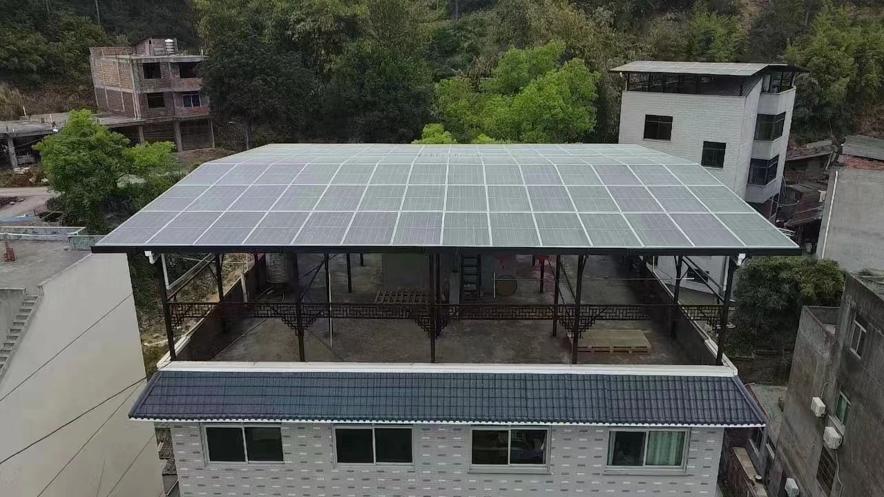 芜湖15kw+10kwh自建别墅家庭光伏储能系统